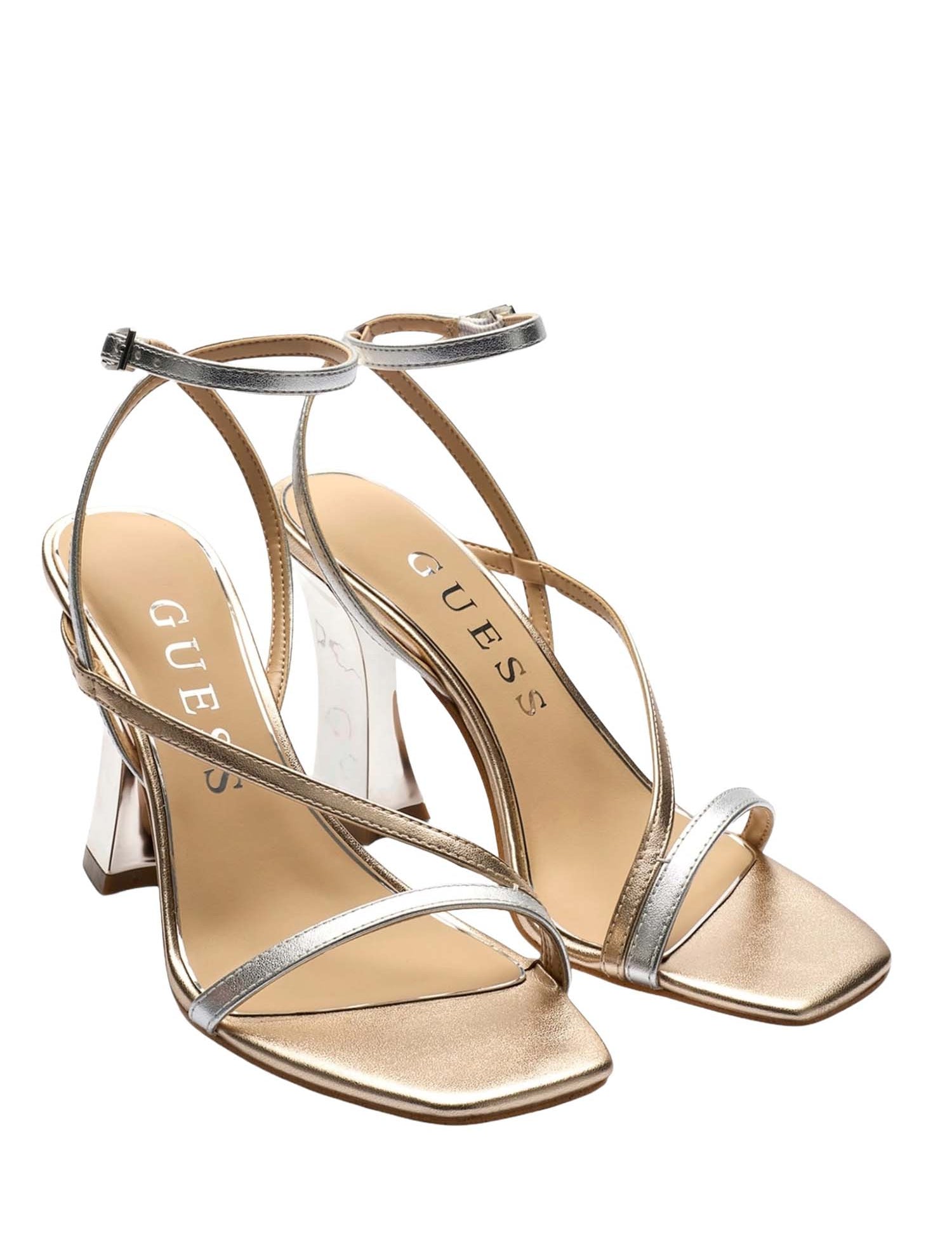 Sandali tacco Argentato Guess