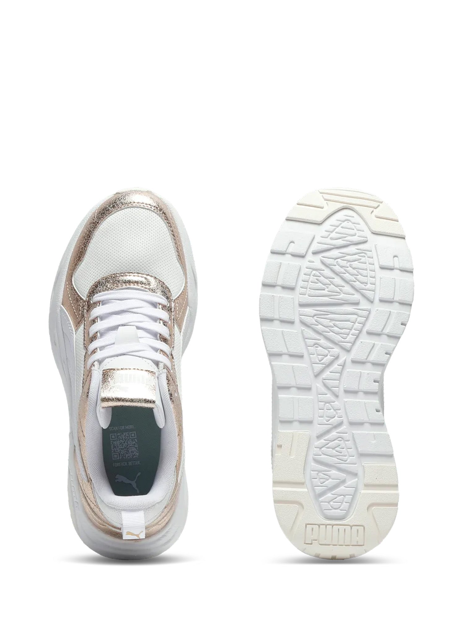 Sneakers Bianco Oro Puma