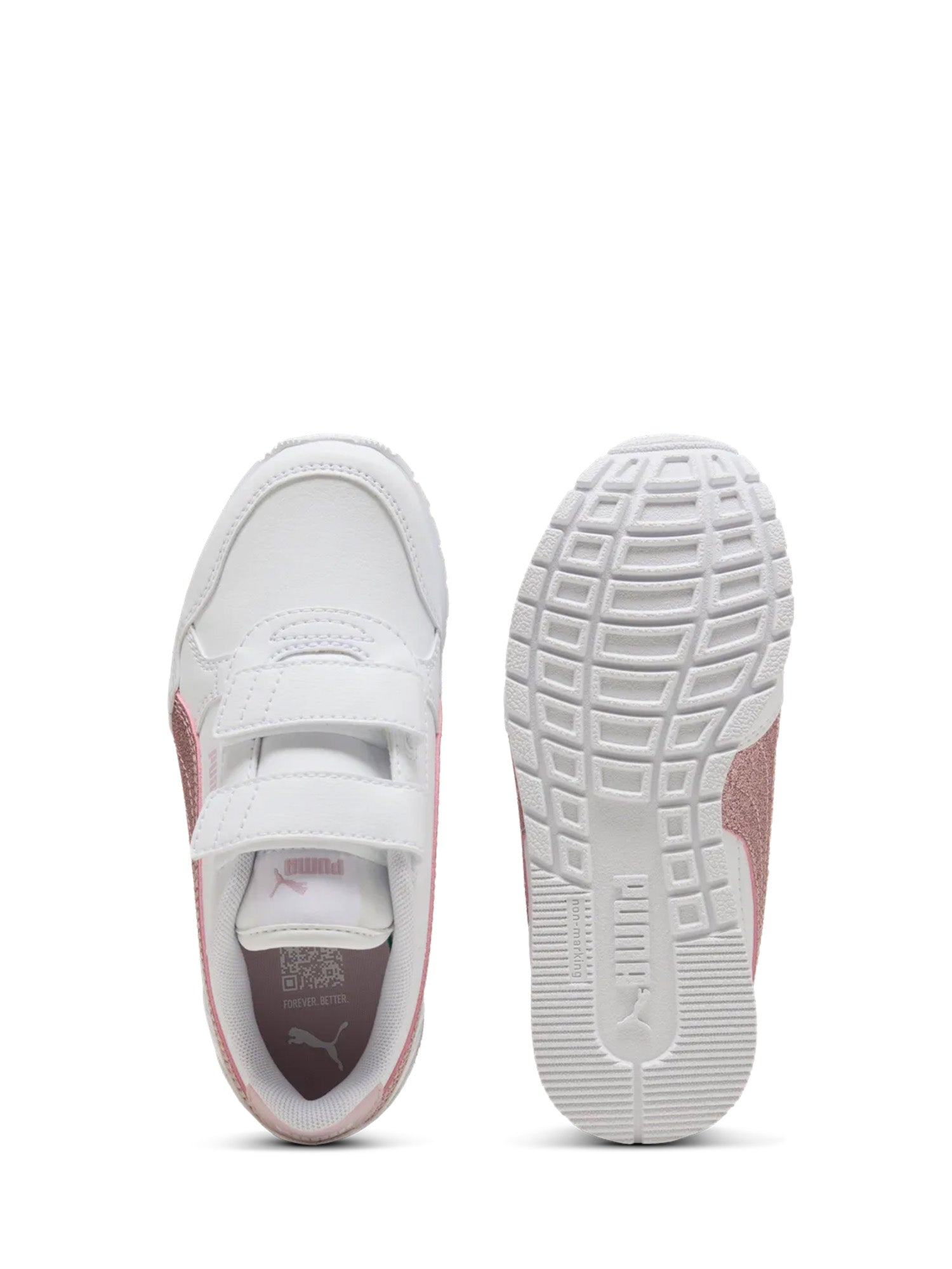 Scarpe con strappi Bianco Rosa Puma