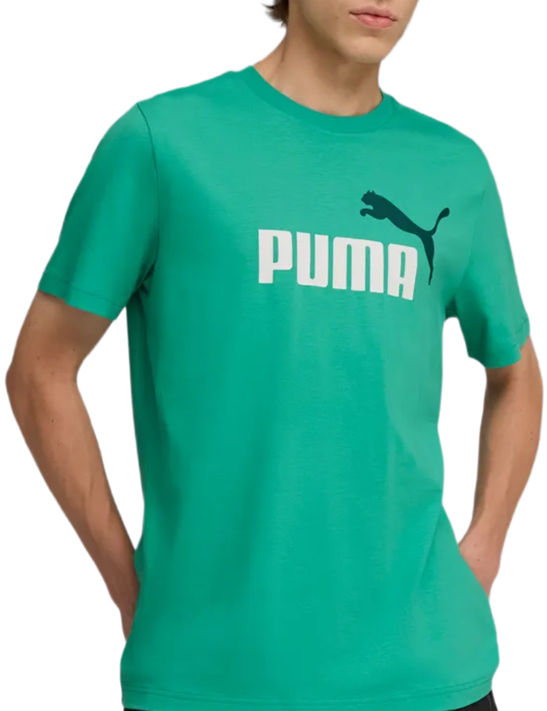 T-shirt Verde Chiaro Puma