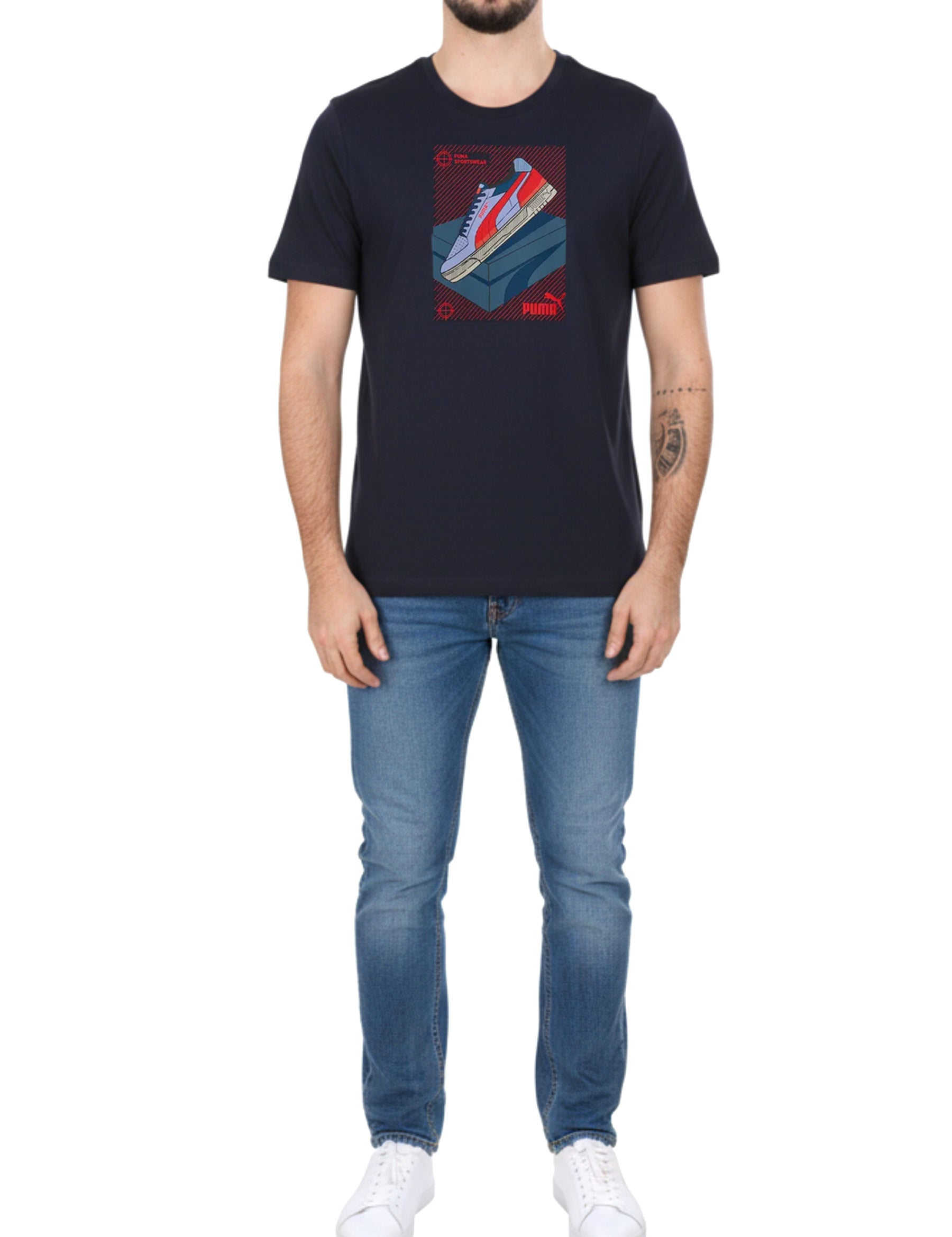 T-shirt Blu Puma