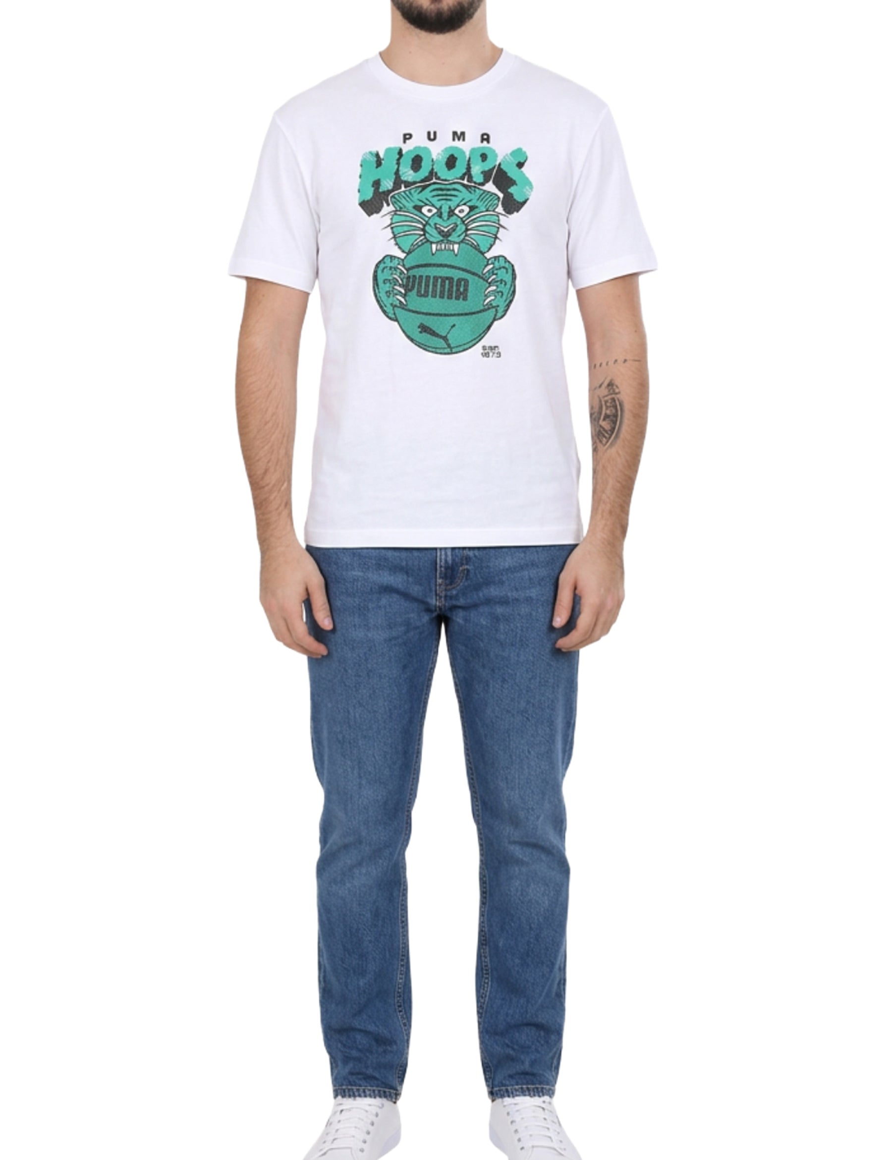 T-shirt Bianco Puma