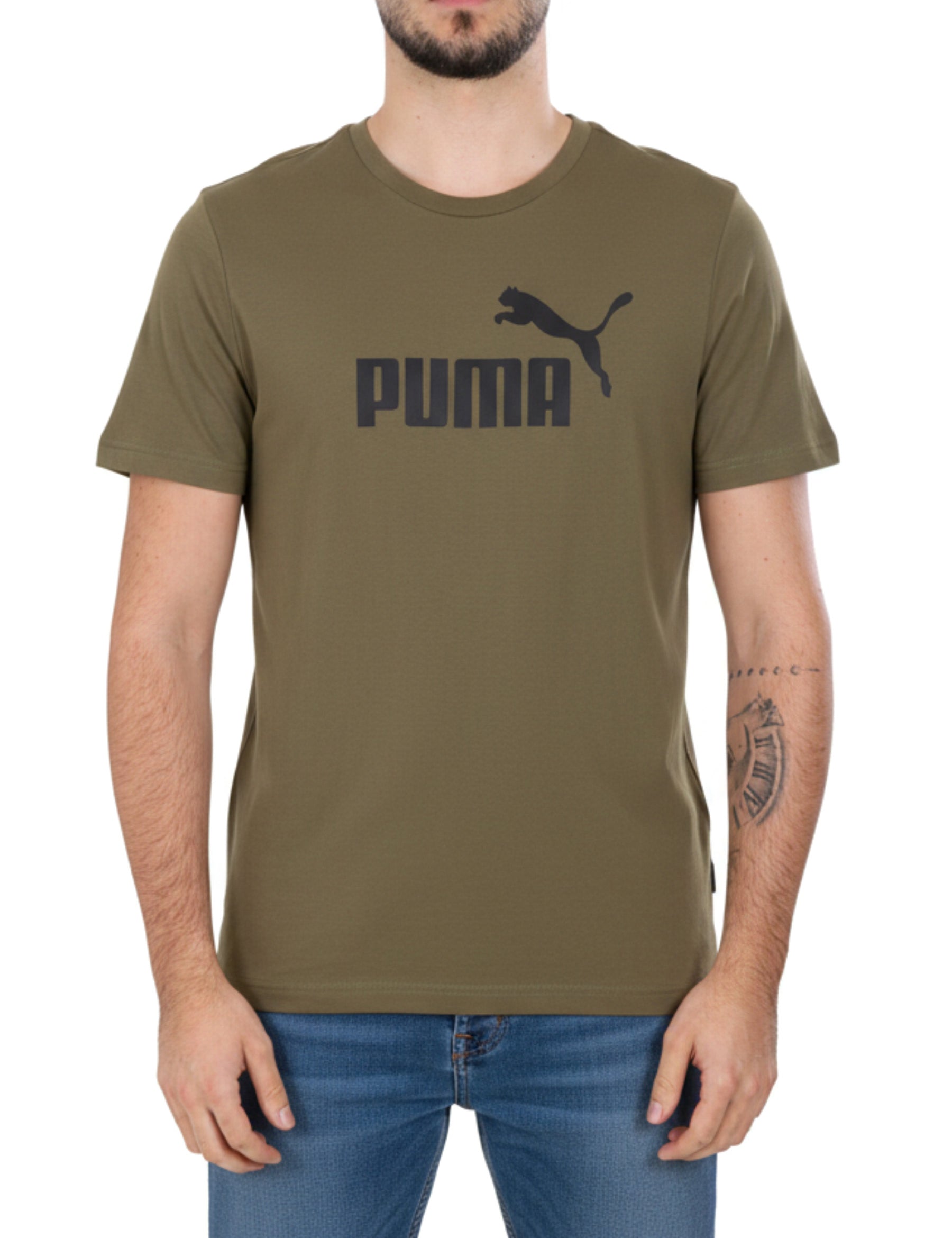 T-shirt Verde Scuro Puma