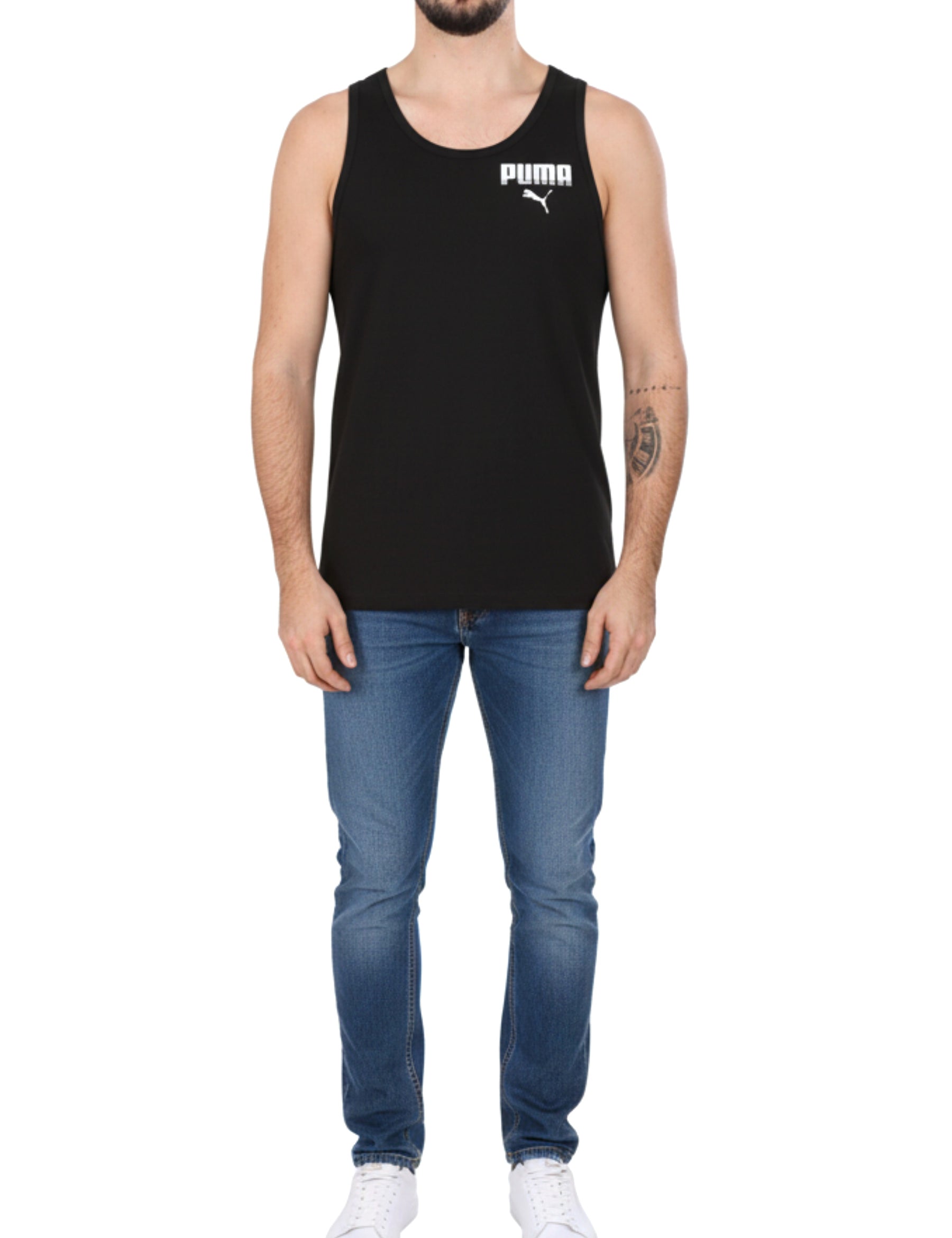 Top e canotte Nero Puma