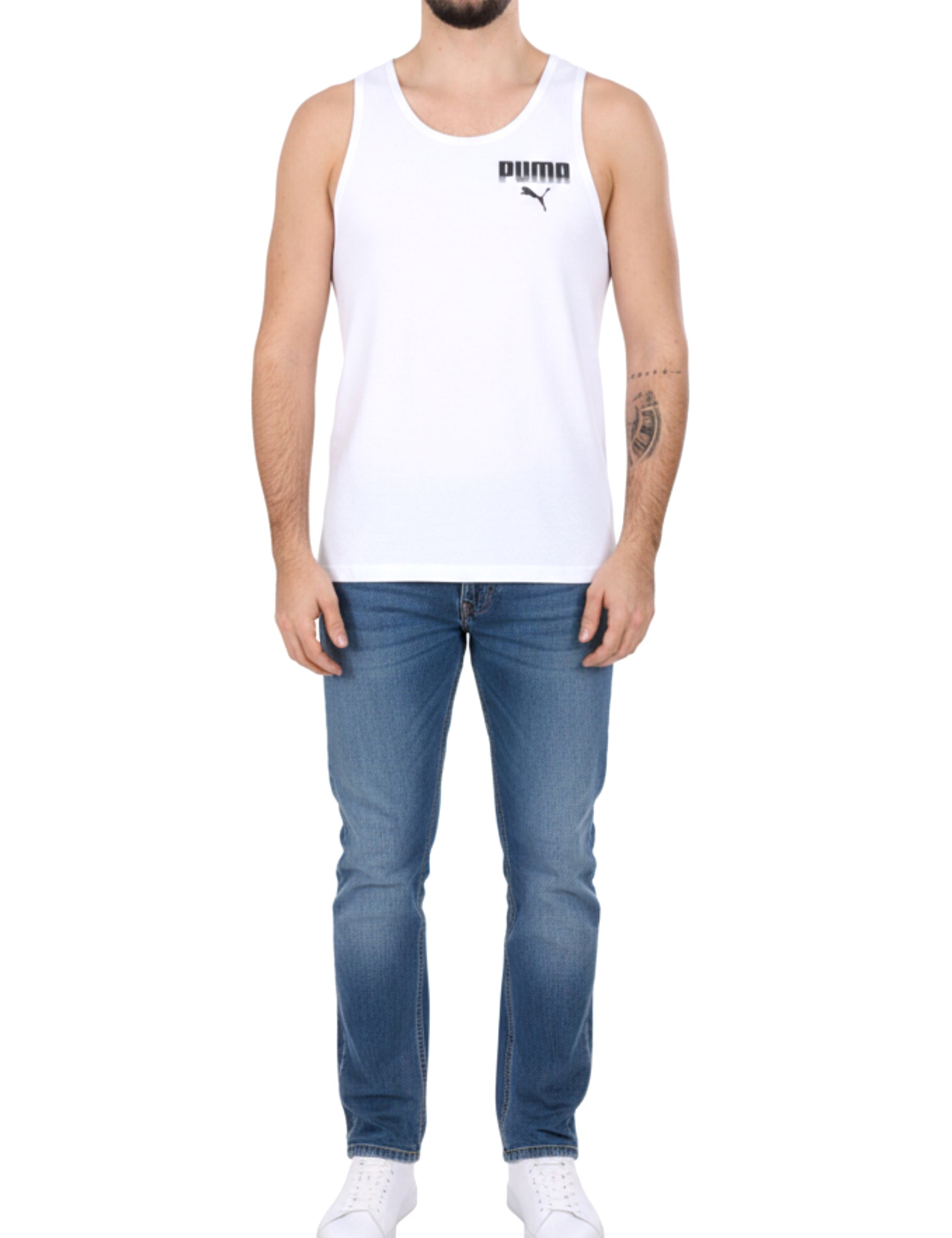 Top e canotte Bianco Puma