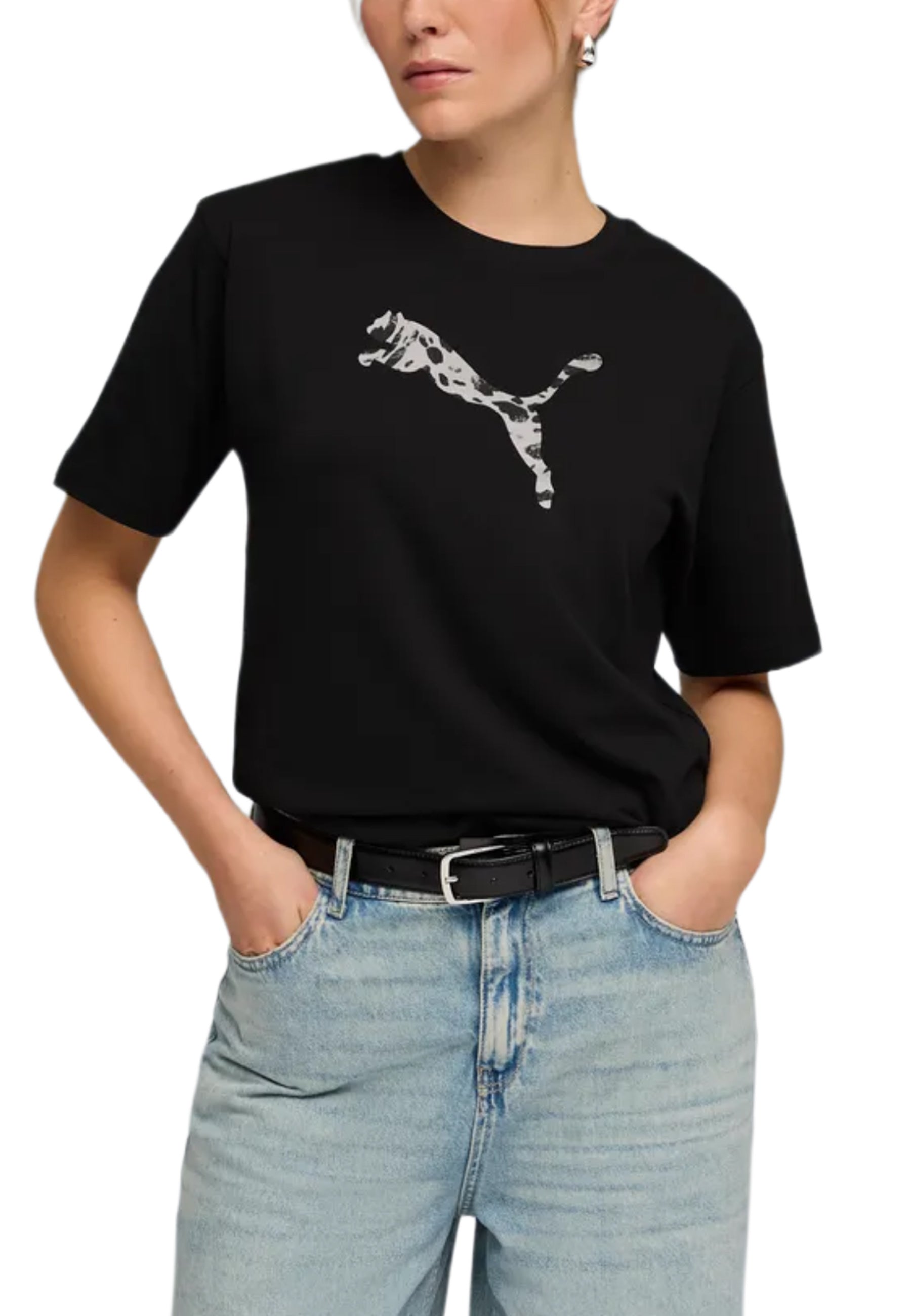 T-shirt Nero Puma