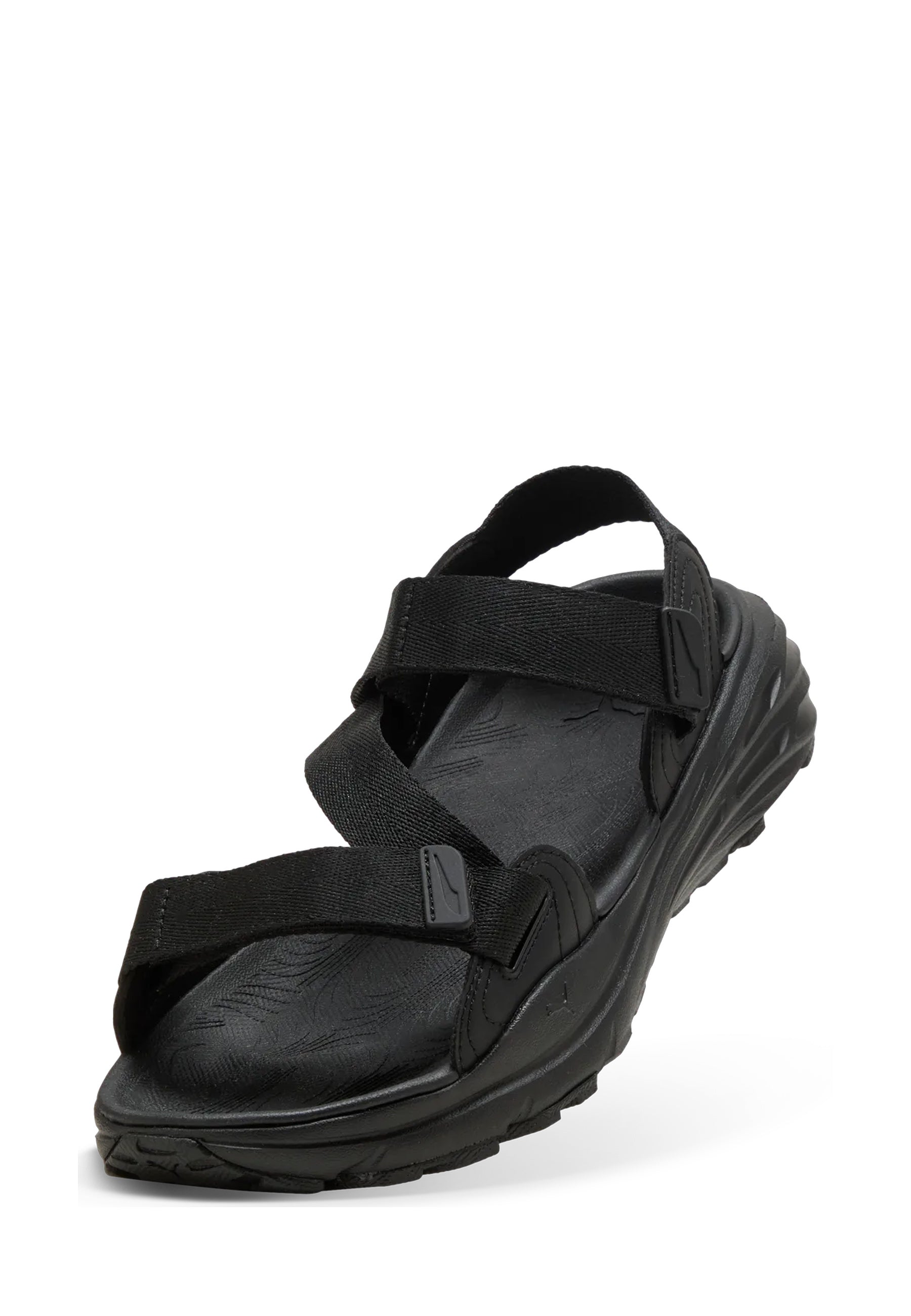 Sandali con strappi Nero Puma