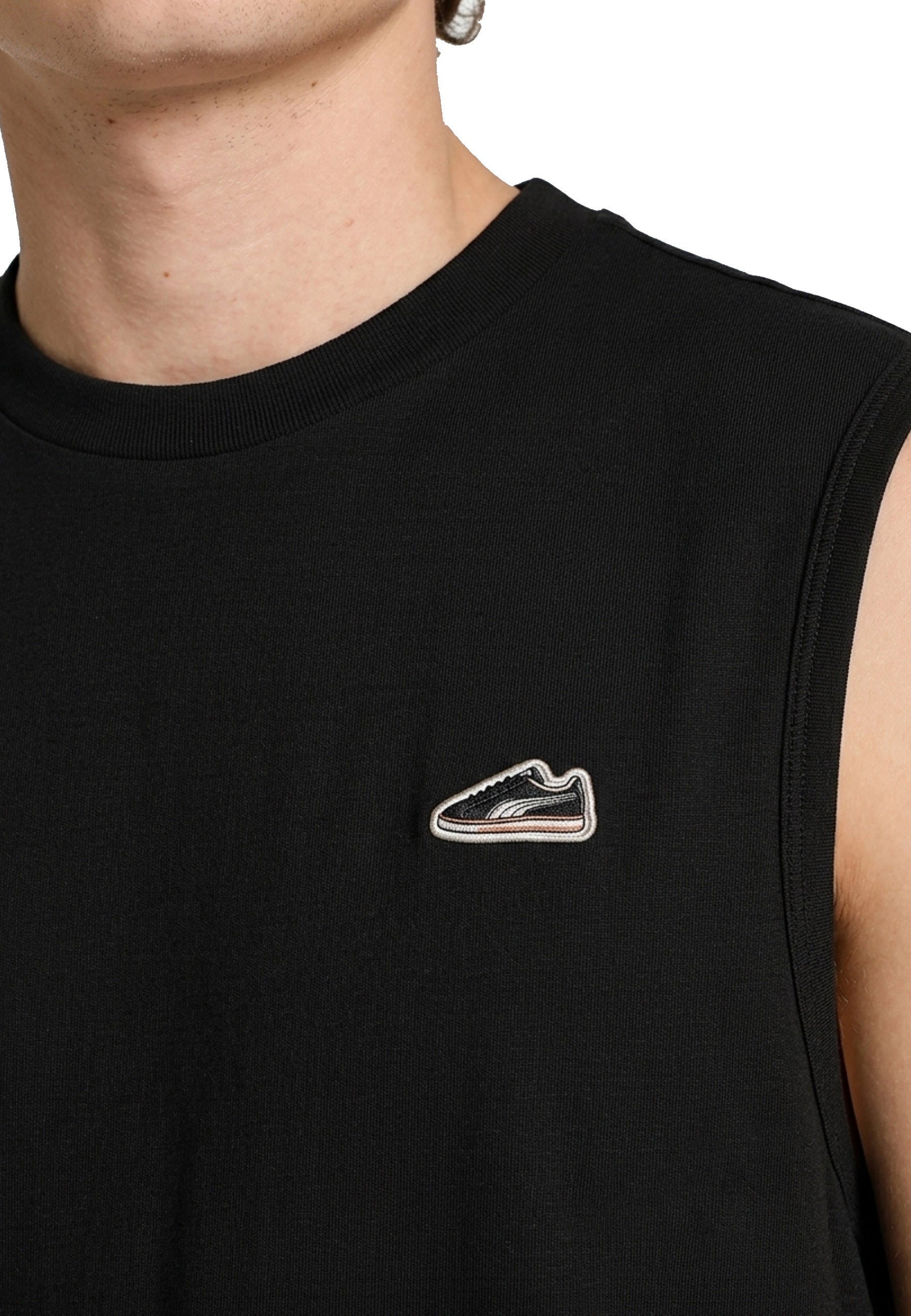 Top e canotte Nero Puma