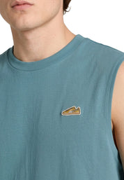 Top e canotte Blu Puma