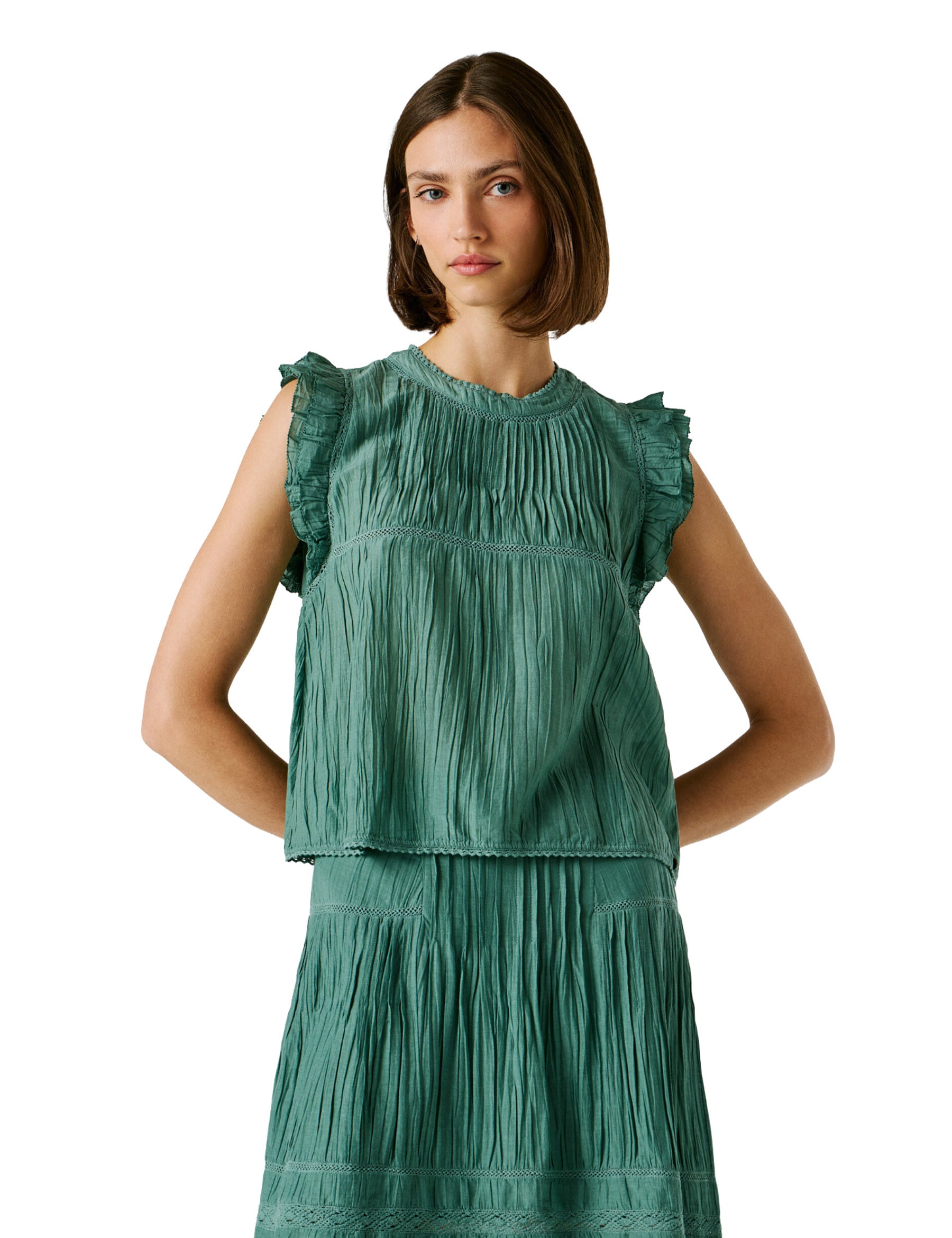 Bluse Verde Pepe Jeans