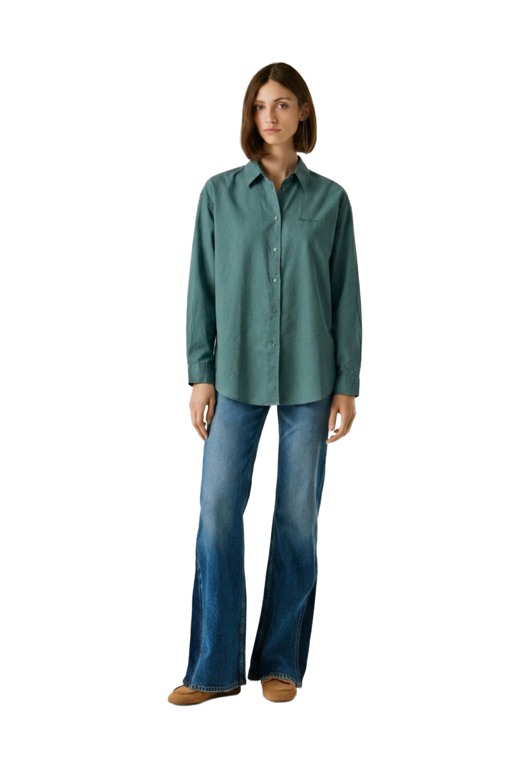 Camicie Verde Pepe Jeans