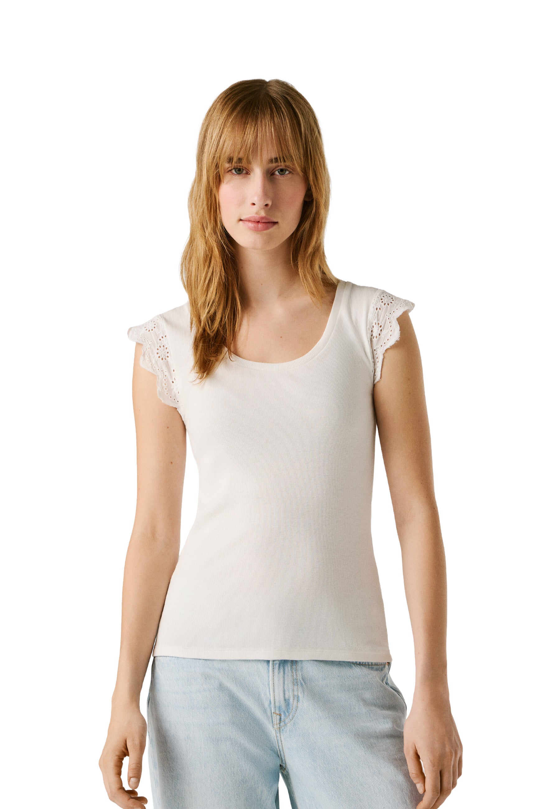 Top e canotte Bianco Pepe Jeans