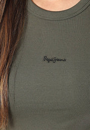 Top e canotte Verde Pepe Jeans