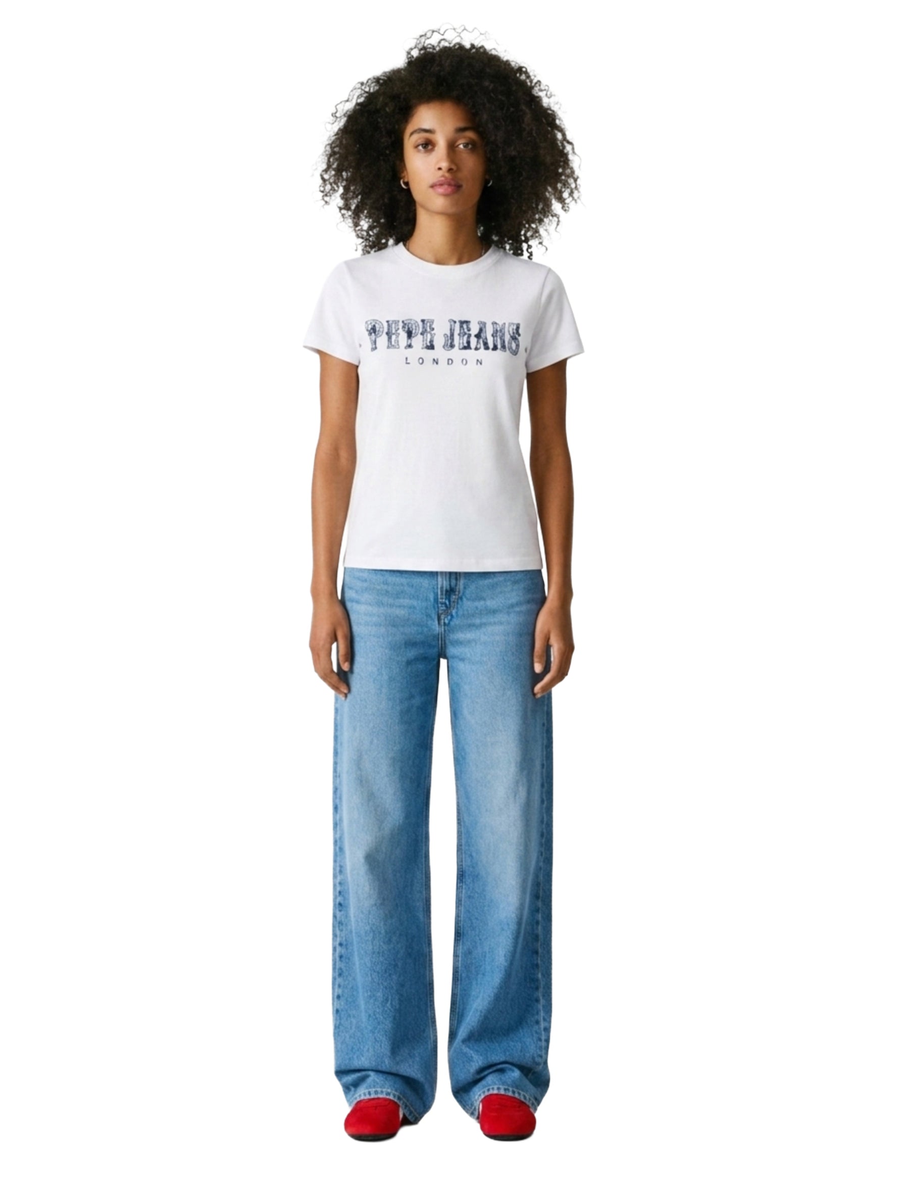 T-shirt Bianco Pepe Jeans