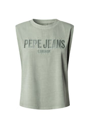 Top e canotte Verde Pepe Jeans