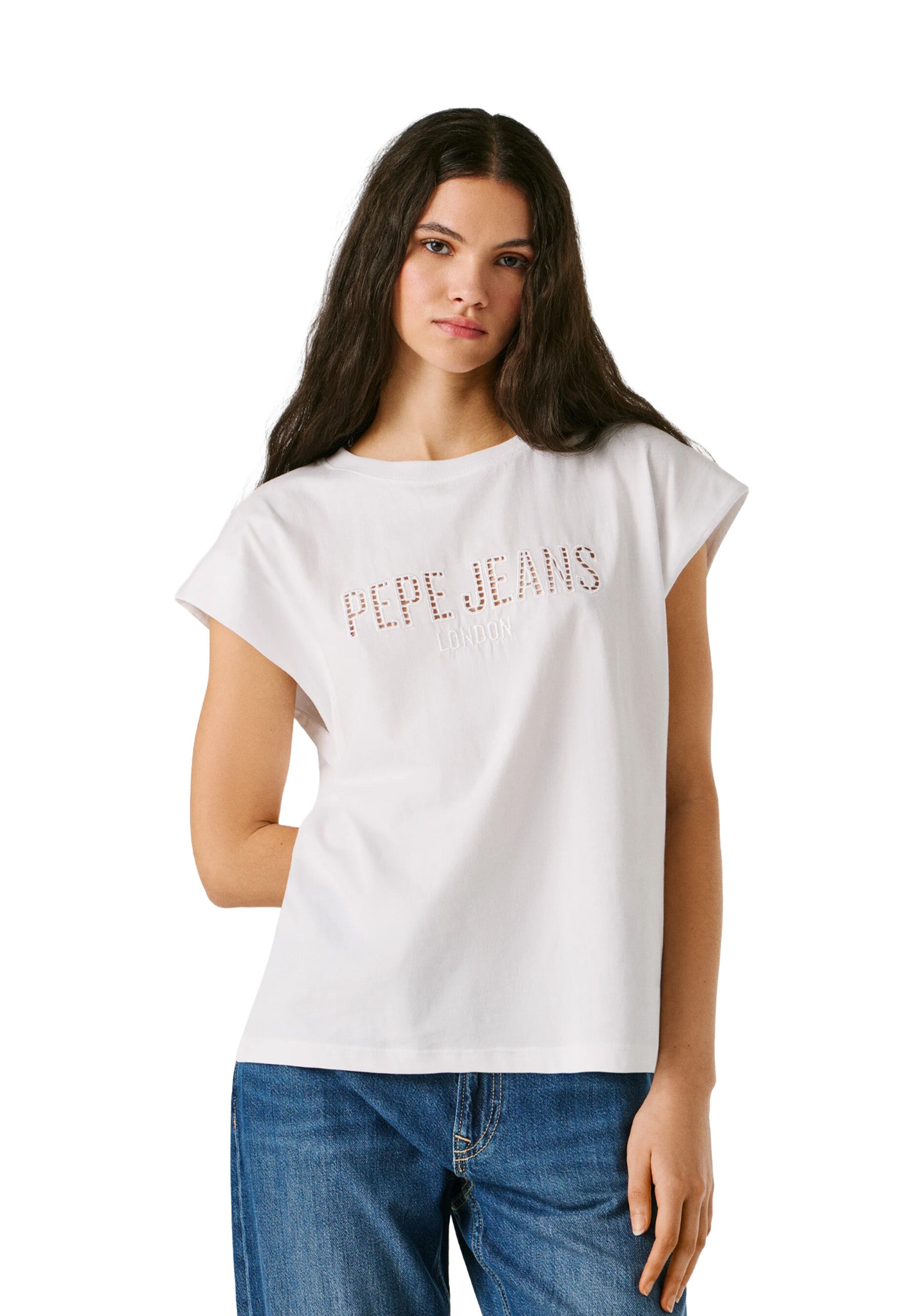 Top e canotte Bianco Pepe Jeans