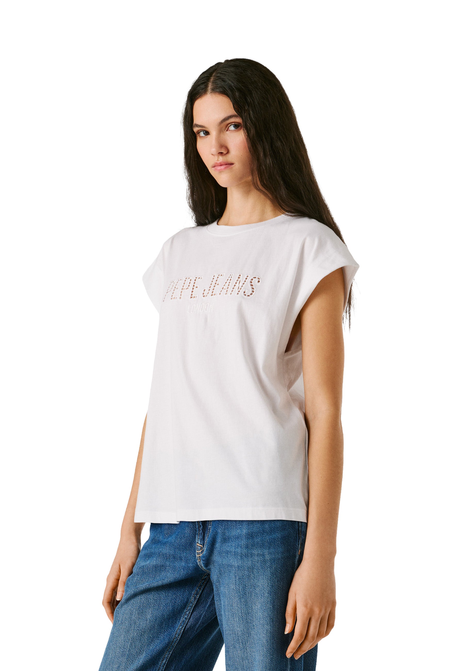 Top e canotte Bianco Pepe Jeans