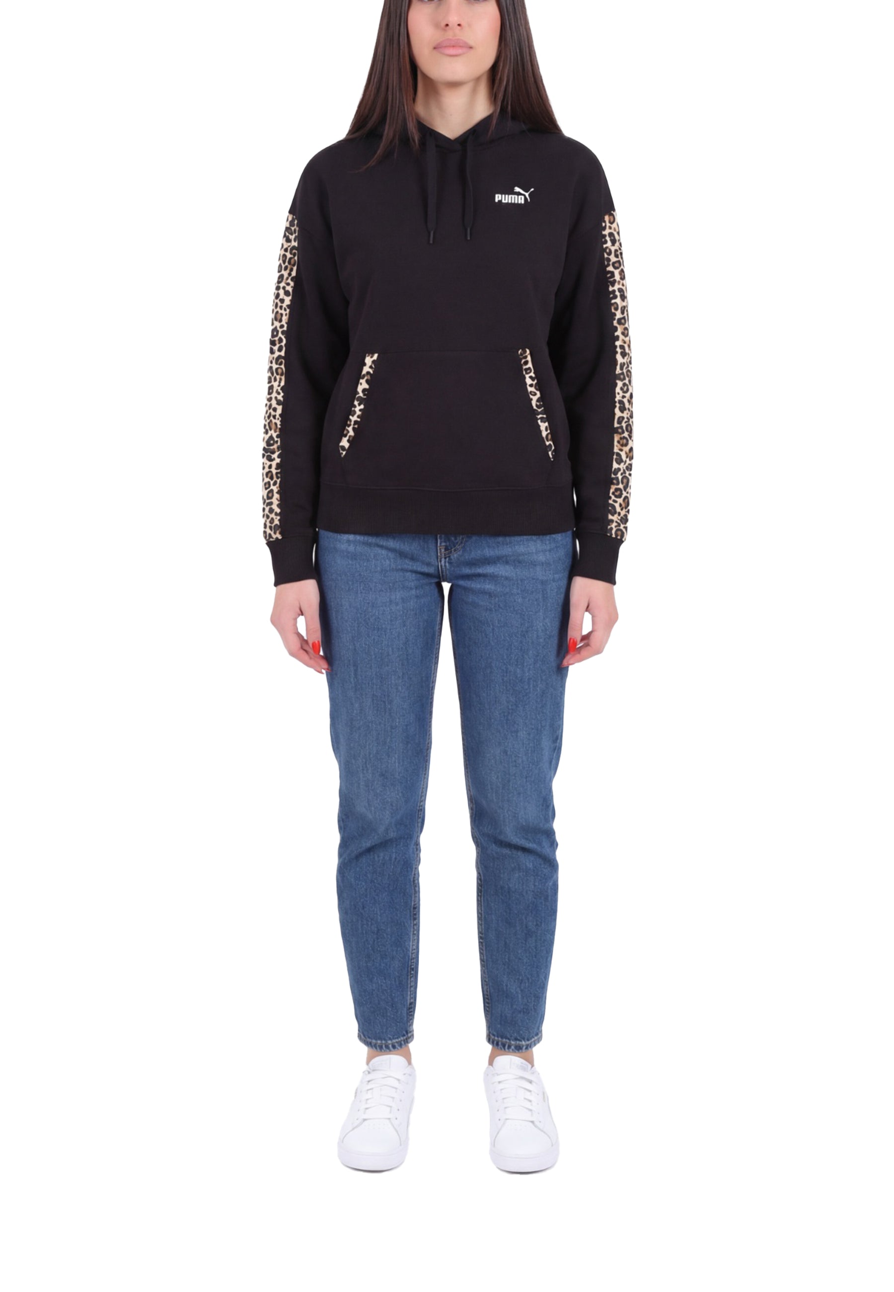 Felpe Nero Marrone Puma