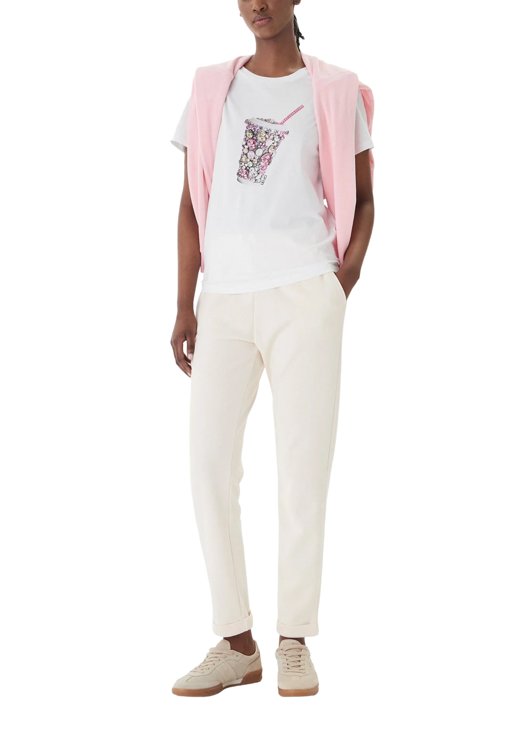T-shirt Bianco Liu-jo