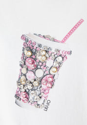 T-shirt Bianco Liu-jo