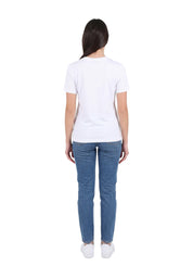 T-shirt Bianco Nero Liu-jo