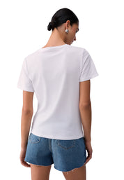 T-shirt Bianco Argento Liu-jo