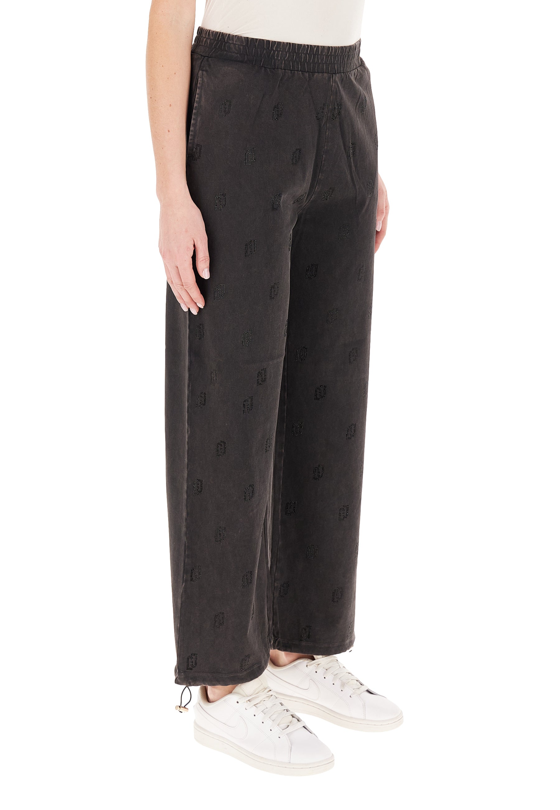 Pantaloni Grigio Nero Liu-jo