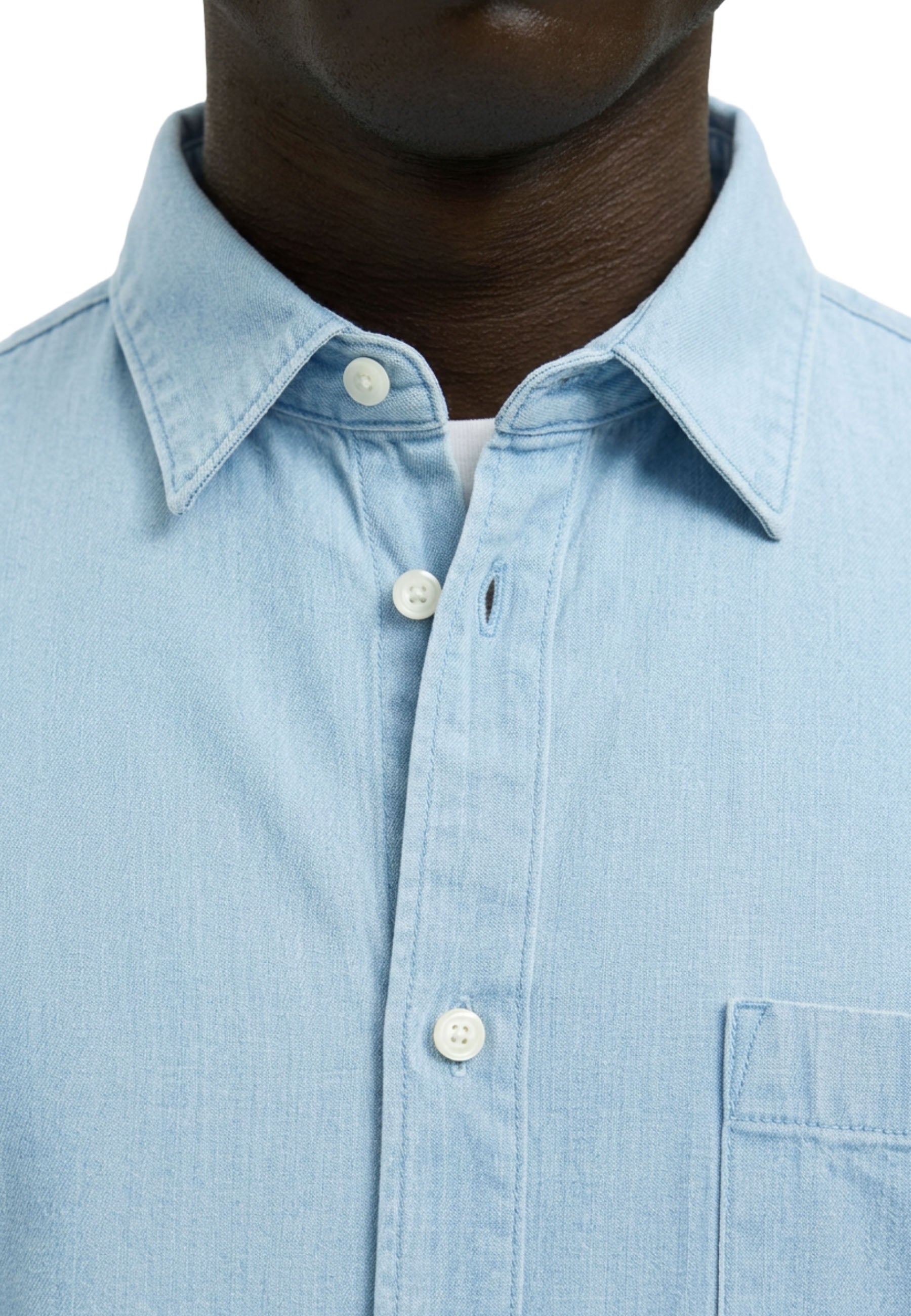 Camicie Blu Selected Homme Black