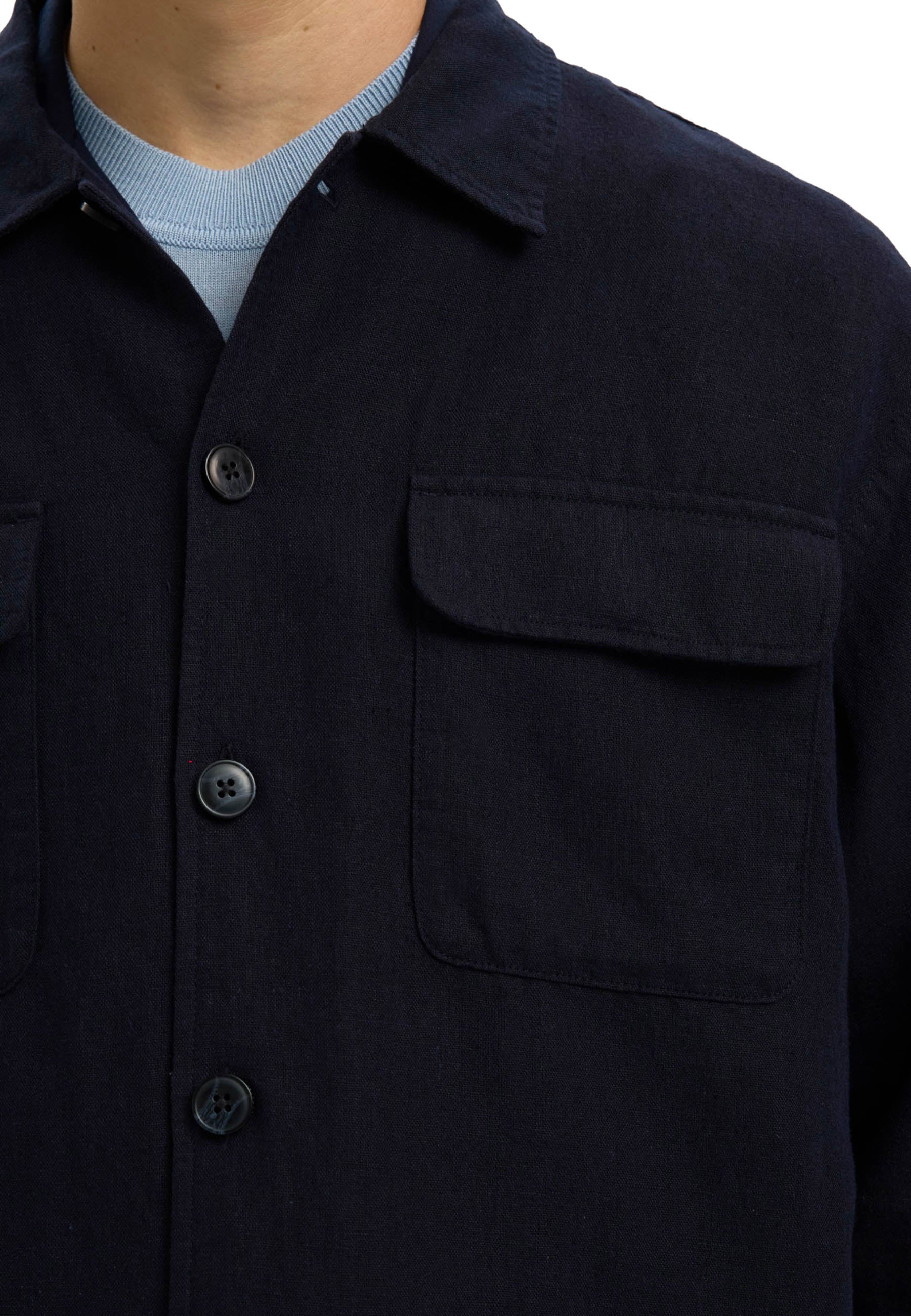 Camicie Blu Selected Homme Black