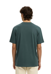 T-shirt Verde Selected Homme Black