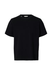 T-shirt Nero Selected Homme Black