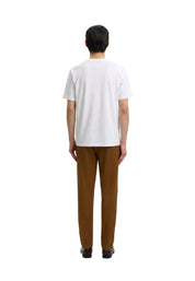 T-shirt Bianco Selected Homme Black