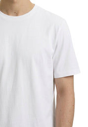 T-shirt Bianco Selected Homme Black