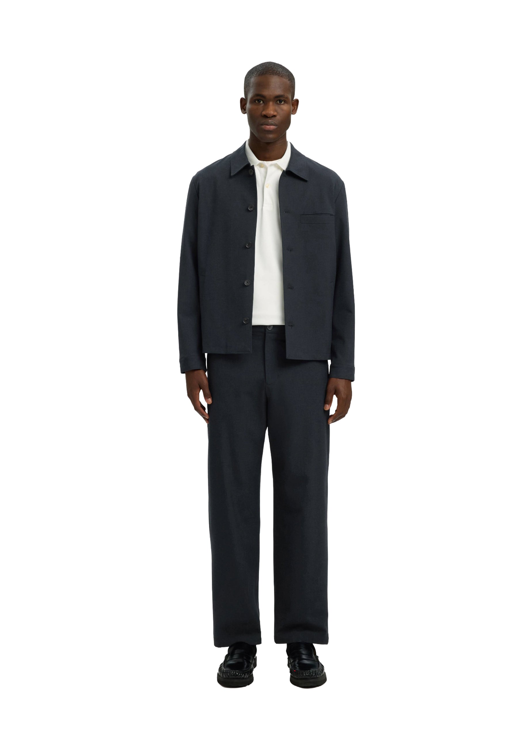 Pantaloni Blu Selected Homme Black