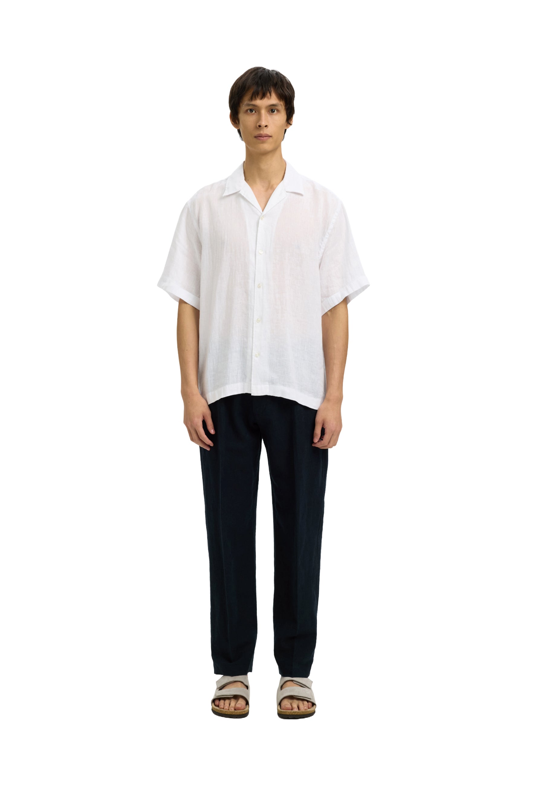 Pantaloni Blu Selected Homme Black