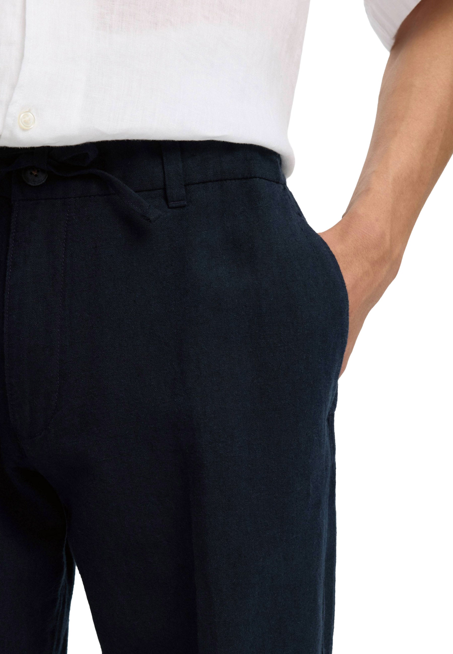 Pantaloni Blu Selected Homme Black