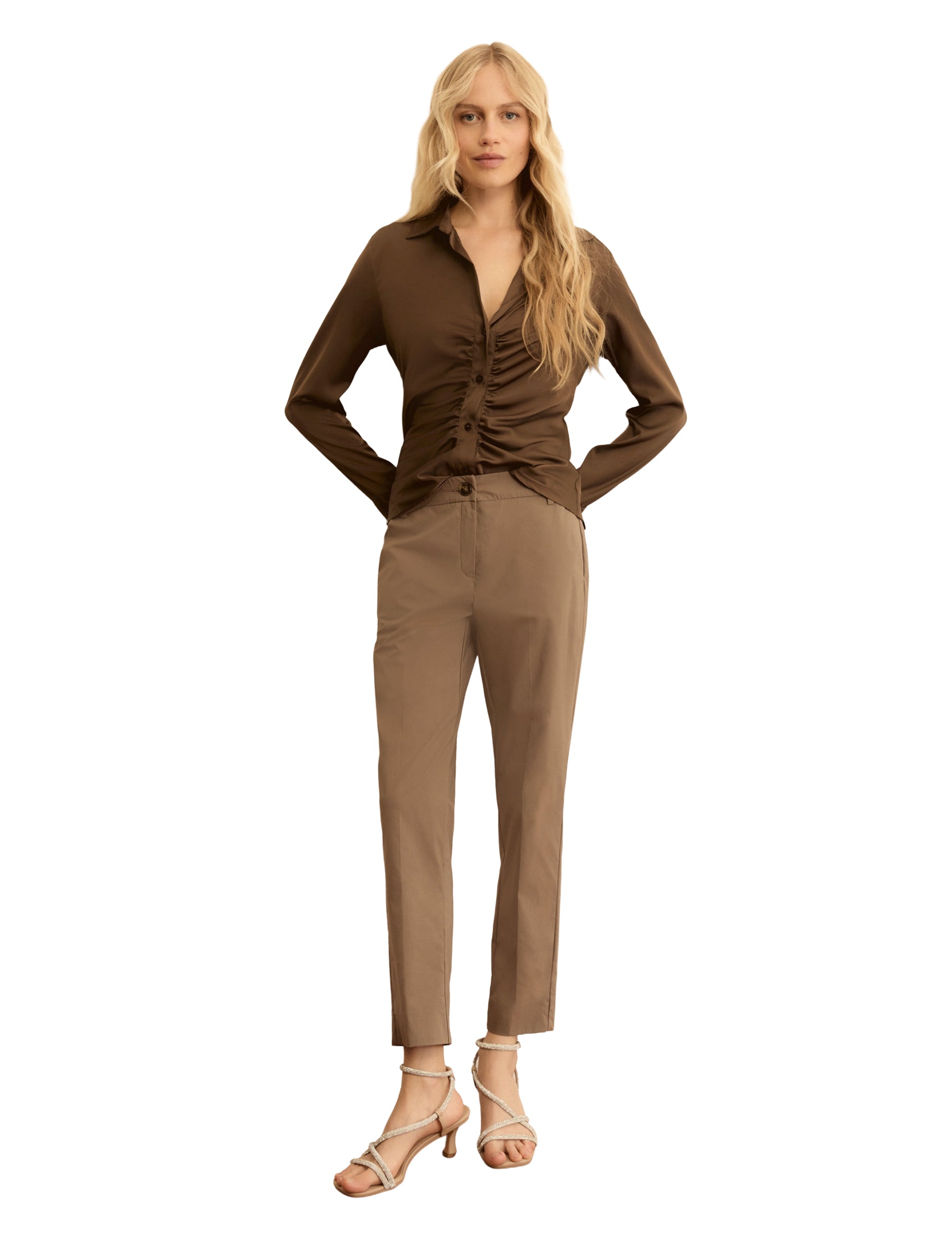 Pantaloni Marrone Emme