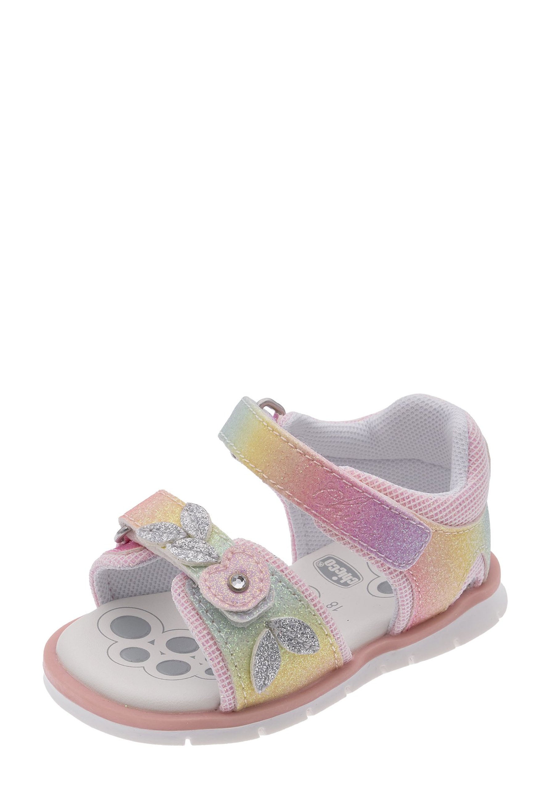 Sandali con strappi Rosa Chicco