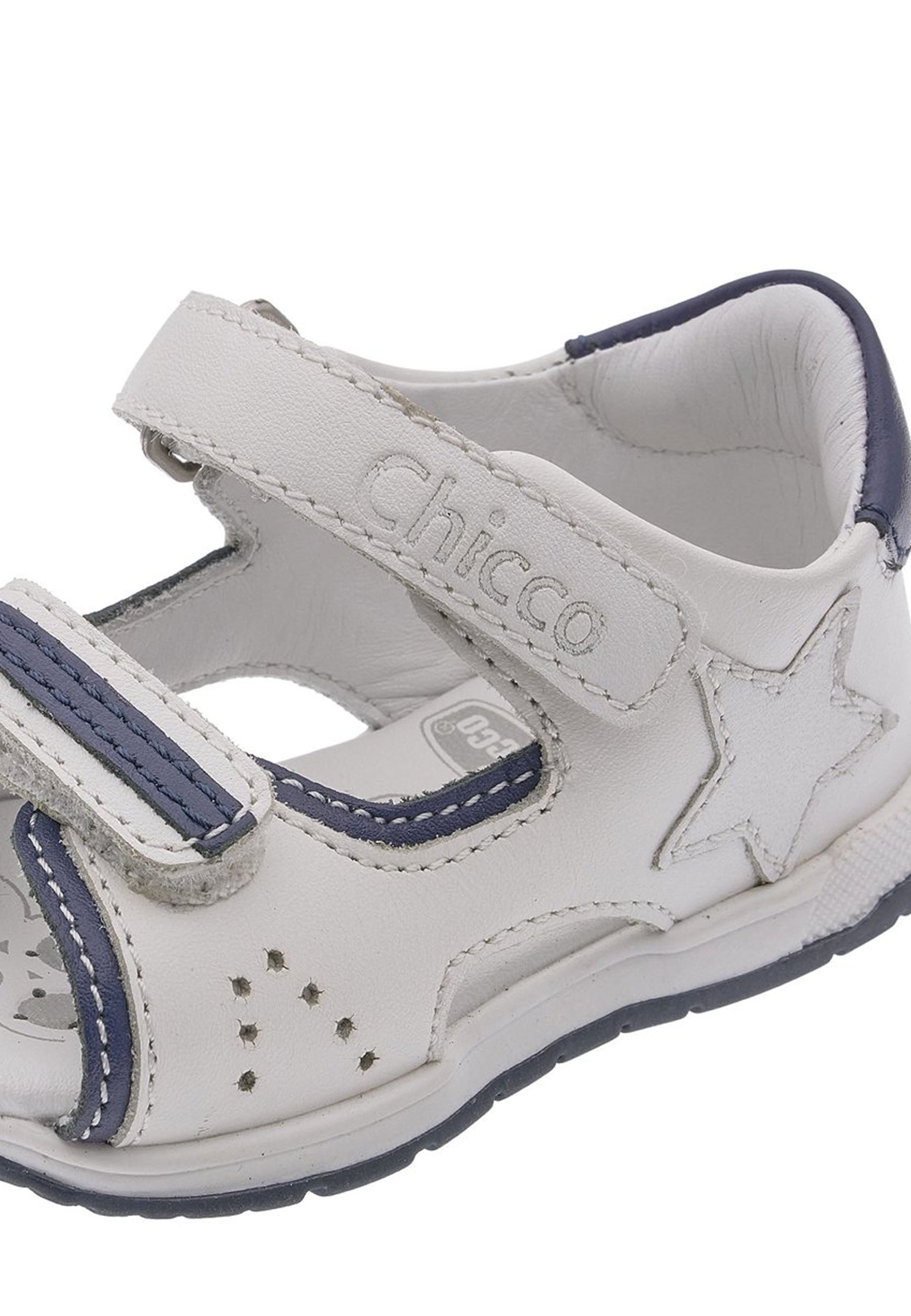 Sandali con strappi Bianco Chicco