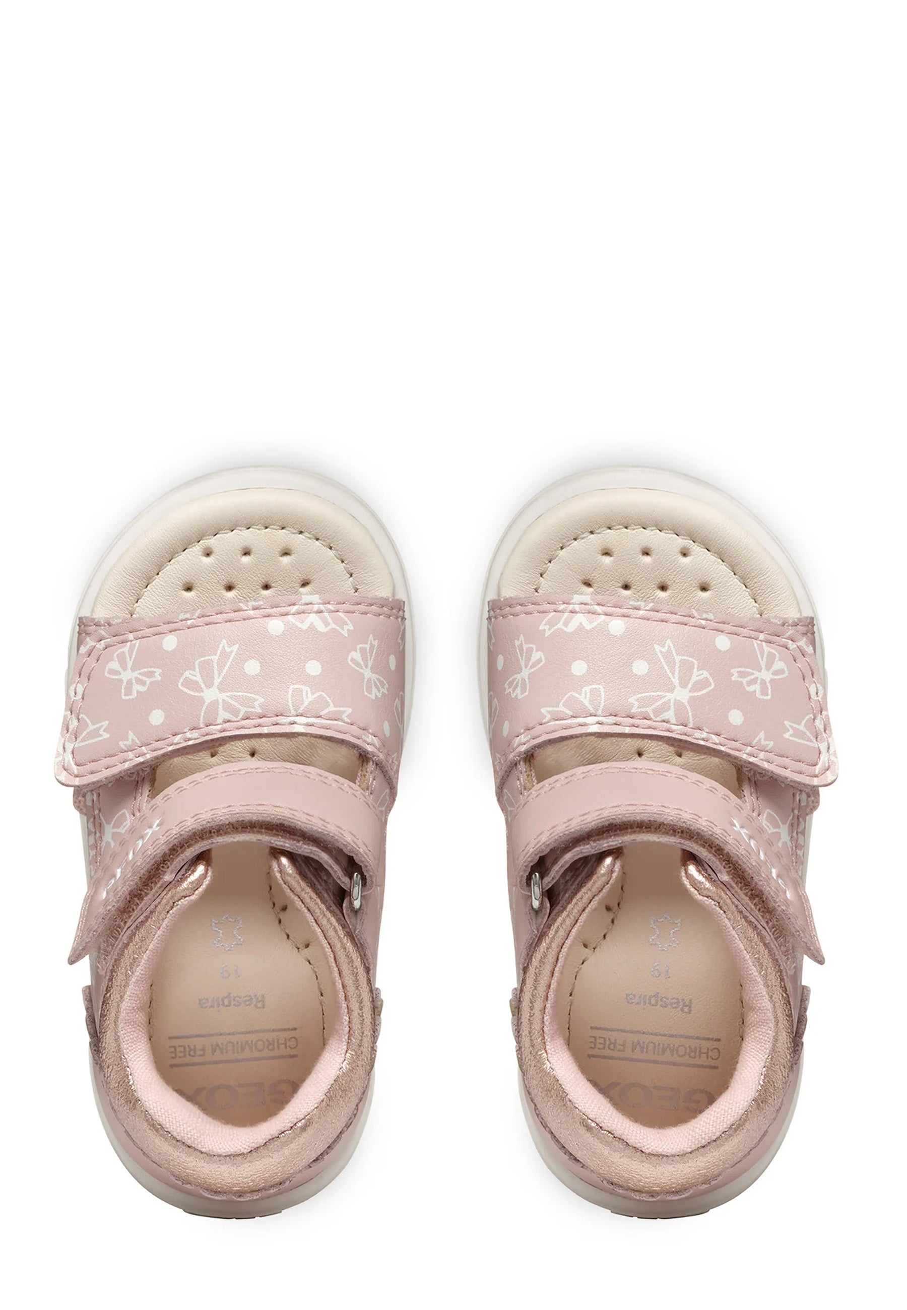 Sandali con strappi Rosa Geox