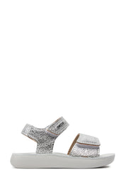 Sandali con strappi Argento Geox