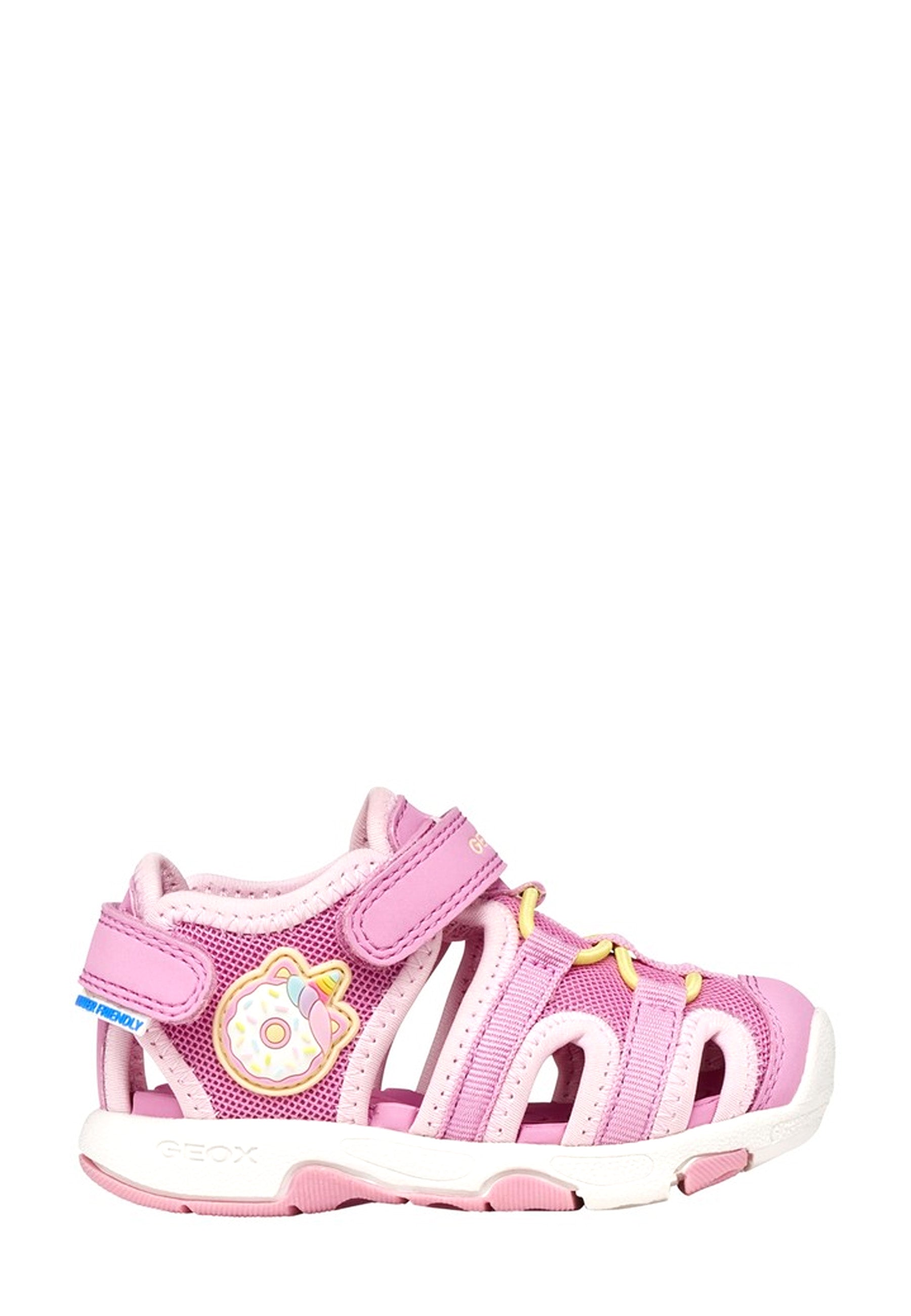 Sandali con strappi Rosa Geox