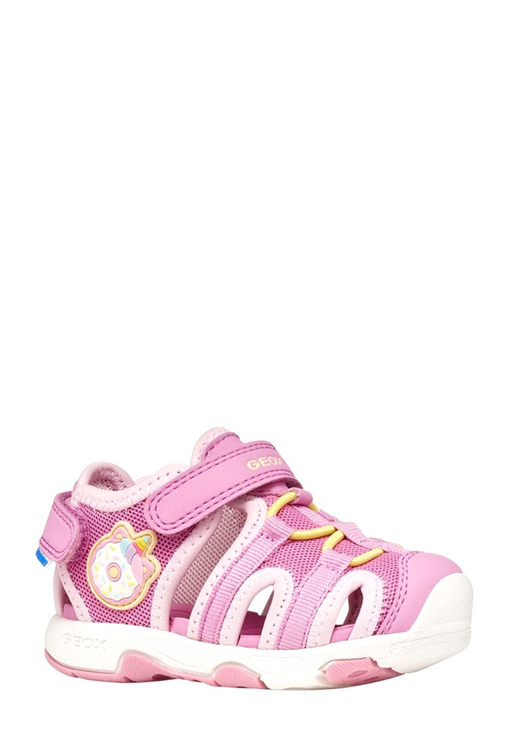 Sandali con strappi Rosa Geox