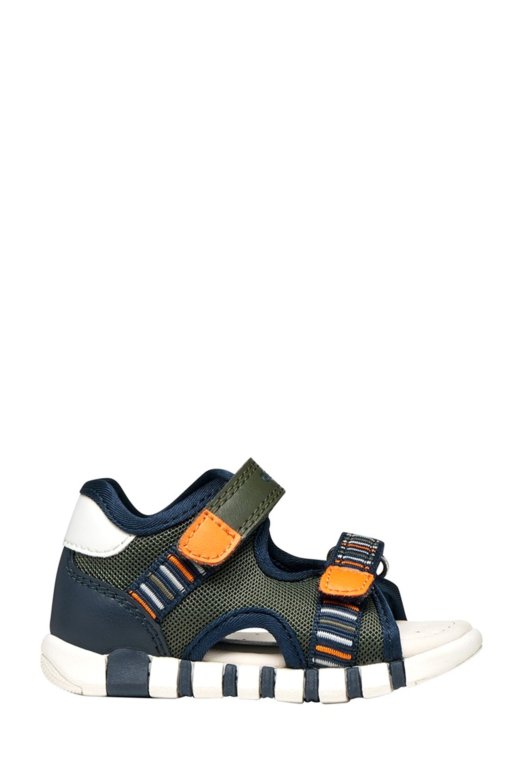 Sandali con strappi Verde Geox