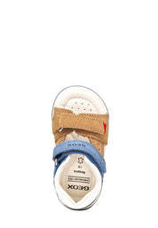 Sandali con strappi Marrone Geox