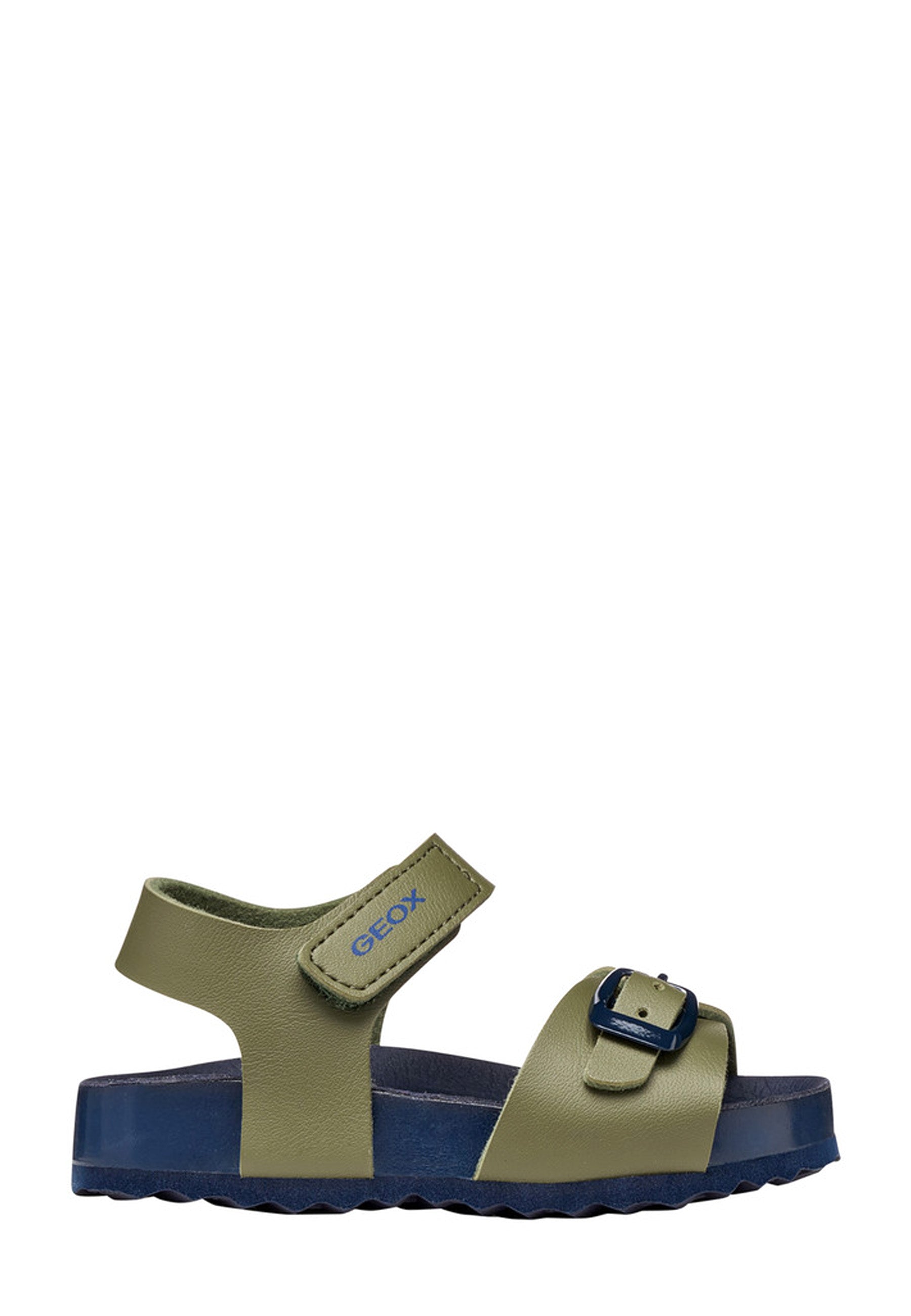 Sandali con strappi Verde Geox