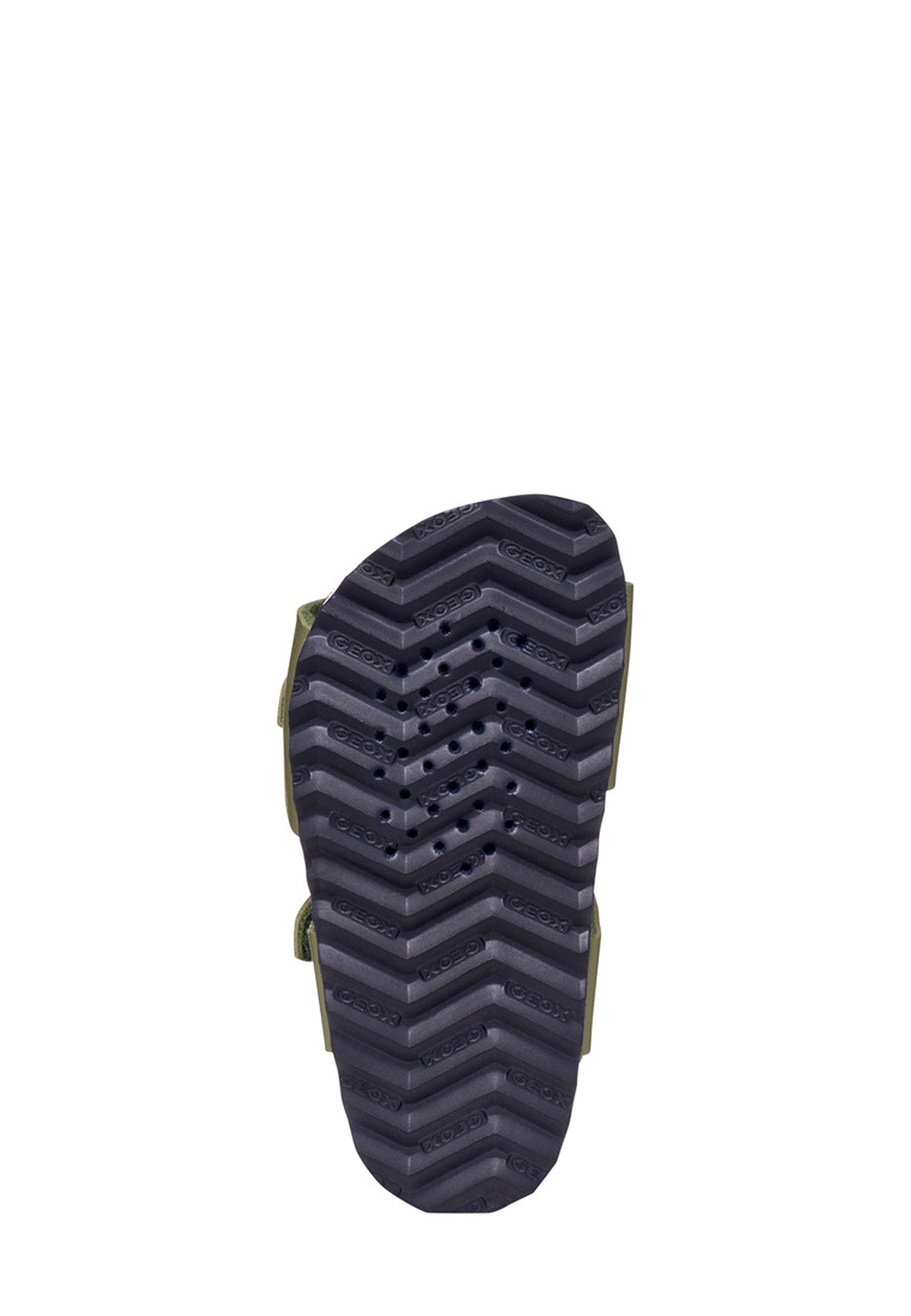 Sandali con strappi Verde Geox