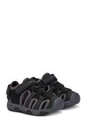 Sandali con strappi Nero Geox