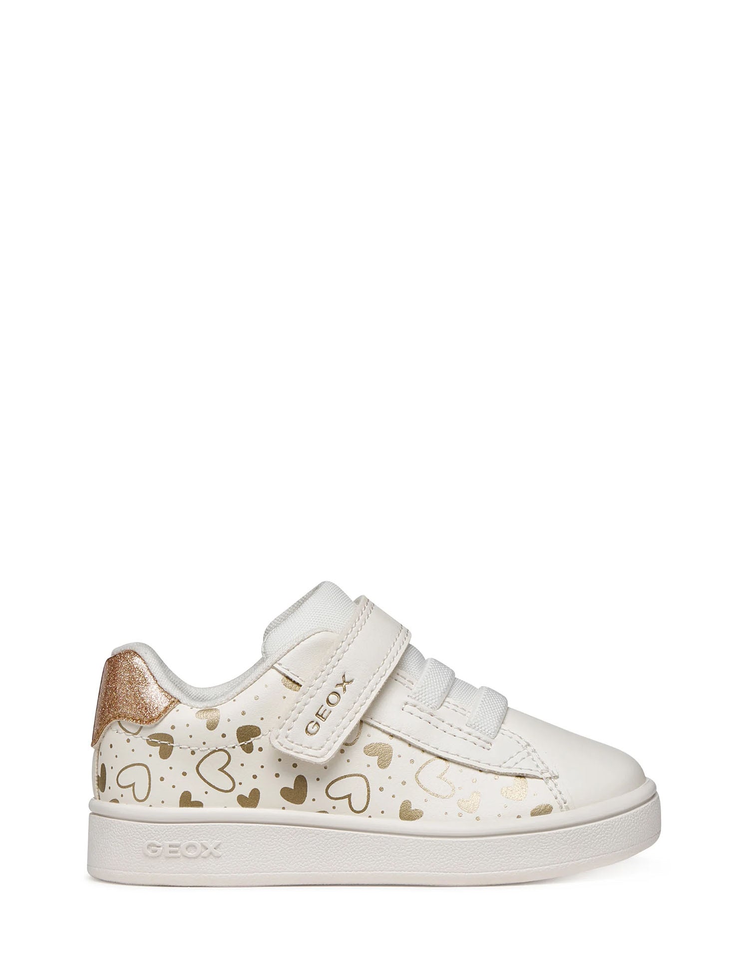 Scarpe con strappi Bianco Oro Geox