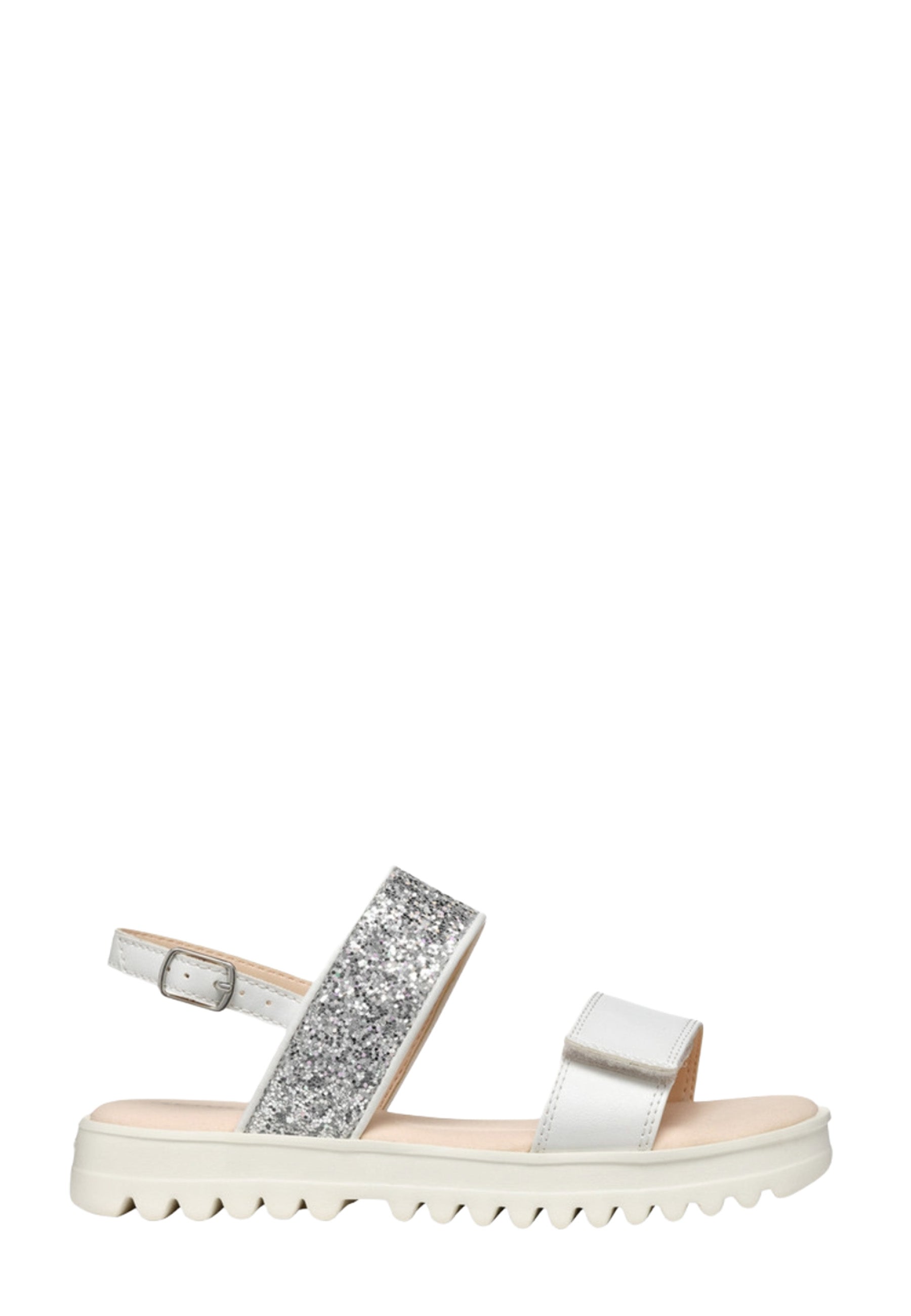 Sandali con strappi Bianco Geox